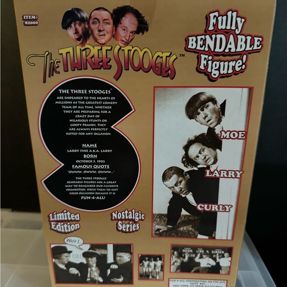 The Three Stooges Nostalgic Series Dolls - Picture 7 of 7